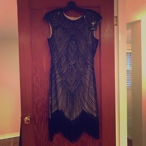 Beaded Flapper Dress